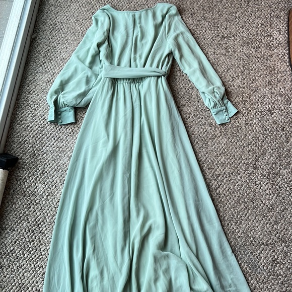 Jessakae Chiffon Long Dress Wedding Party Formal Prom Romantic Small - Picture 5 of 6